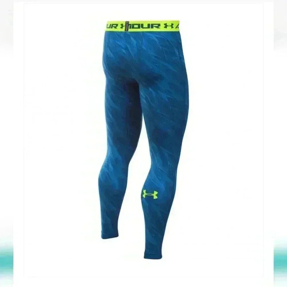 Under Armour Men's HeatGear Leggings blue #1277079 NWT 3XL - Picture 8 of 10